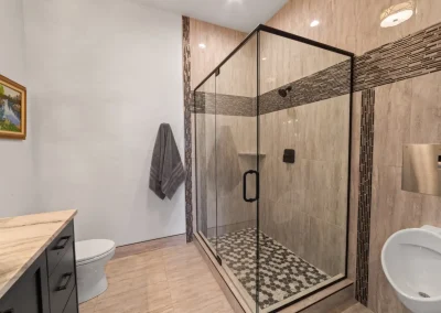 bathroom with shower